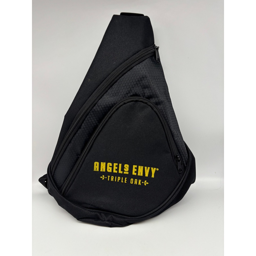 Angels Envy Triple Oak Bag Black Sling Backpack Bag‎ Nylon Give-Away Bourbon